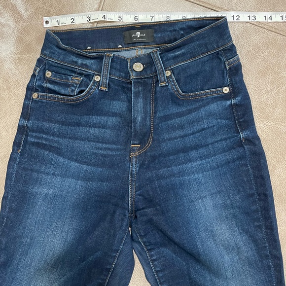 7 For All Mankind Skinny high Waist Jeans - Picture 1 of 8